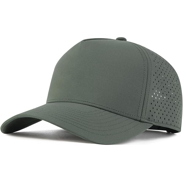 Cotton Twill Five Panel Pro Style Caps, Black at Amazon Men's